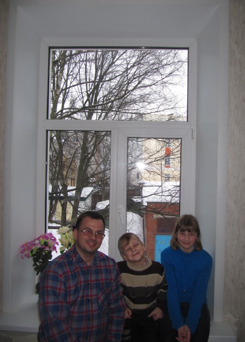 Андрей Беляков с детьми
